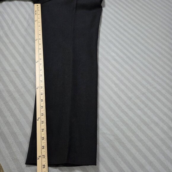 Vintage Mister Leonard Pants Womens 12 Black Wool Pleated Trousers High Rise - Picture 8 of 11